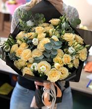 Букет цветов из:  Розы и Лизиантусы #REPLACE_PRED# Иргаклам